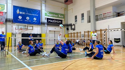 Ukrainian Women’s Sitting Volleyball Team Trains in Slovenia